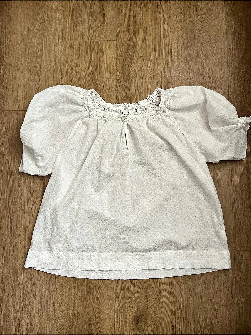 Apiece Apart White Blouse